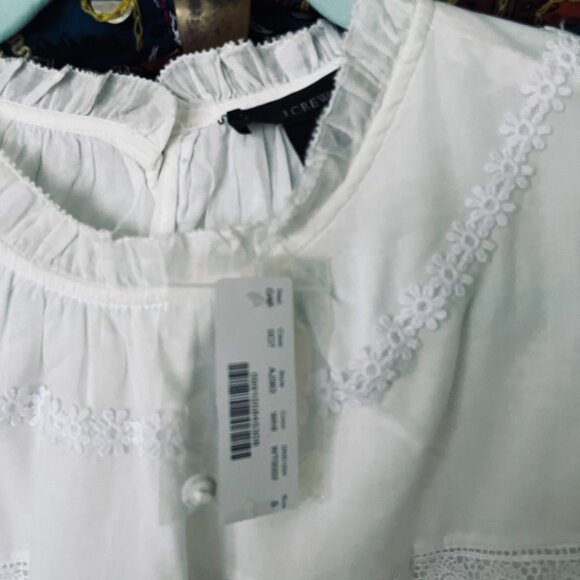 NWT J CREW DAISY CHAIN PEPLUM TOP SIZE S - Picture 3 of 3